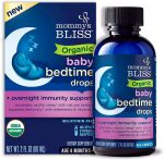 Mommy's Bliss Organic Baby Bedtime Drops + Overnight Immunity Support*, Promotes Restful Night, Melatonin Free, Age 4 Month+, 2 Fl Oz